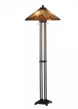 Meyda White 66228 - 63"H NUEVO Mission Floor Lamp