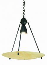 Meyda White 66749 - 25.5"W Revival Beige Iridescent Deco Ball Inverted Pendant