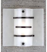 Meyda White 98171 - 12"W Metro Fusion Robbi Wall Sconce