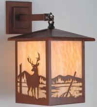 Meyda White 98564 - 9"W Seneca Deer Creek Hanging Wall Sconce