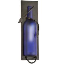 Meyda White 99372 - 4" Wide Tuscan Vineyard Wine Bottle Wall Sconce